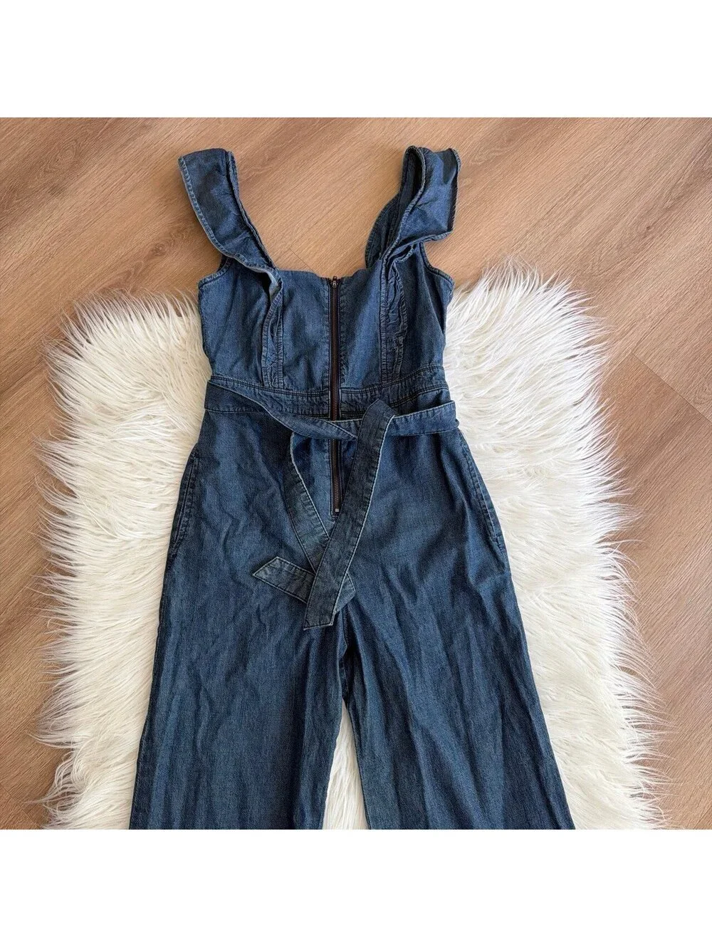Free People Denim Jumpsuit size 0